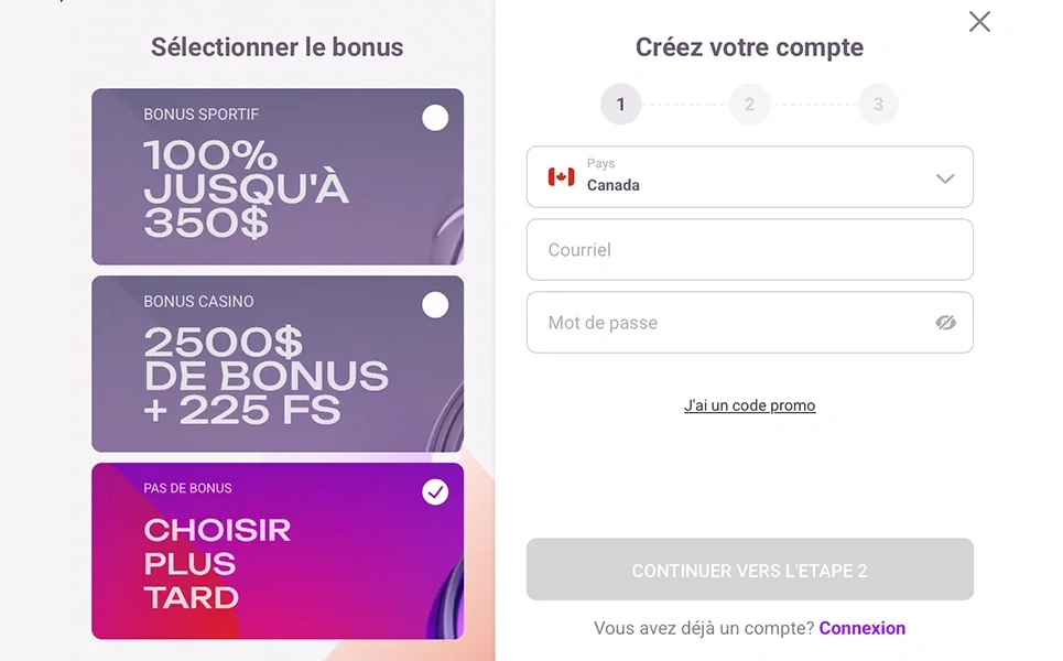 Choisissez le bonus de bienvenue Tonybet